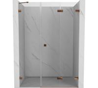 Mexen Lunar-F porte de douche pliantes droite 110 cm, transparent, or rose - 836S-110-050-60-00-P 69314 5905315512901