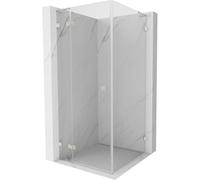 Mexen Lunar L cabine de douche à charnière gauche 80 x 80 cm, transparent, nickel brossé - 834L-080-080-97-00-L 63762 5905315441317