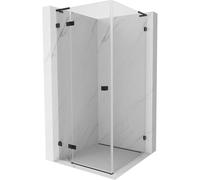 Mexen Lunar L cabine de douche à ouverture gauche 100 x 100 cm, transparente, noire - 834L-100-100-70-00-L 63738 5905315441072