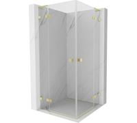 Mexen Lunar L Duo Paroi latérale gauche 110 x 70 cm Transparent Or brossé