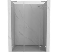Mexen Lunar L Porte battante de douche 160 x 200 cm, droite, chrome, transparent