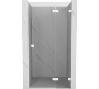 Mexen Lunar L porte de douche pivotante droite 70 cm, transparente, blanche - 834L-070-000-20-00-P 68657 5905315422057