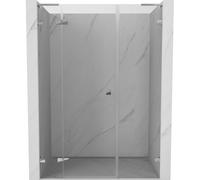 Mexen Lunar L porte de douche pivotante gauche 160 cm, transparent, chromé - 834SL-160-050-01-00-L 69804 5905315522122