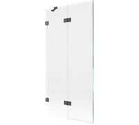 Mexen Lunar pare-douche 2 volets gauche 90 x 150 cm, transparent, gris canon brossé - 897-090-100-66-00-L 70246 5905315516879