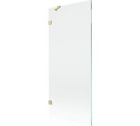 Mexen Lunar paroi de douche 1 volet 80 x 150 cm, transparent, or brossé - 897-080-000-55-00 69917 5905315515452