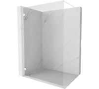 Mexen Lunar paroi de douche à l'italienne gauche 110 x 200 cm, transparent 8 mm, blanc - 830-110-000-20-00-L 67331 5905315528520