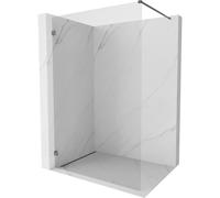 Mexen Lunar paroi de douche Walk-in gauche 130 x 200 cm, transparent 8 mm, gris arme brossé - 830-130-000-66-00-L 67393 5905315529145