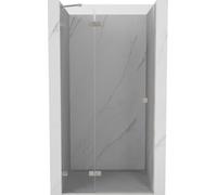 Mexen Lunar Porte battante gauche 95 cm Transparent Nickel brossé