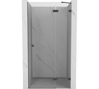 Mexen Lunar porte de douche à charnière droite 115 cm, transparent, gris canon brossé - 834-115-000-66-00-P 68151 5905315419897