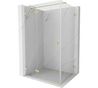Mexen Lunar T cabine de douche pivotante gauche 120 x 100 cm, transparent, doré brossé - 834T-120-100-55-00-L 64408 5905315444431
