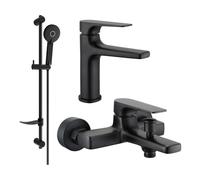 Mexen Lynx DF40 ensemble de baignoire, noir - 745903DF40-70 5569 5907709185272