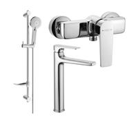 Mexen Lynx DF40 ensemble de douche, chrome - 745914DF40-00 5615 5907709185739
