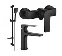 Mexen Lynx DF62 ensemble de douche, noir - 745904DF62-70 5598 5907709185562