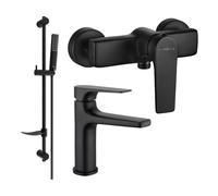 Mexen Lynx DF72 ensemble de douche, noir - 745904DF72-70 5603 5907709185616