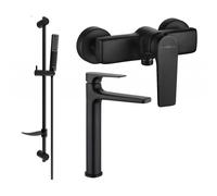 Mexen Lynx DF72 set de douche, noir - 745914DF72-70 5619 5907709185777