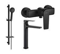 Mexen Lynx DQ40 ensemble de douche, noir - 745914DQ40-70 5609 5907709185678