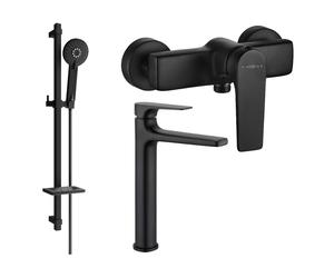 Mexen Lynx DQ40 ensemble de douche, noir - 745914DQ40-70 5609 5907709185678