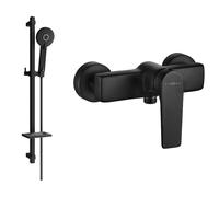 Mexen Lynx DQ40 robinet de douche avec ensemble de douche, noir - 74594DQ40-70 5649 5907709187368