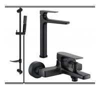 Mexen Lynx Ensemble de baignoire DF72, noir - 745913DF72-70 5587 5907709185456