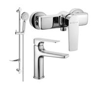 Mexen Lynx Ensemble de douche DF40, chrome - 745904DF40-00 5599 5907709185579