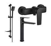 Mexen Lynx Ensemble de douche DF62, noir - 745914DF62-70 5614 5907709185722