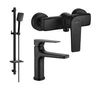 Mexen Lynx Ensemble de douche DQ62, noir - 745904DQ62-70 5590 5907709185487