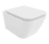 Mexen Madox cuvette WC Rimless avec abattant à descente progressive slim, duroplast, blanc brillant - 30154000 16036 5907709154407