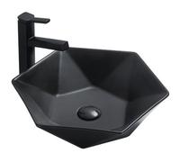 Mexen Mery lavabo à poser 48 x 41 cm, noir mat - 21984885 1379 5907709190726