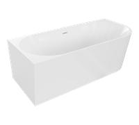 Mexen Mia baignoire îlot d'angle gauche 160 x 75 cm, blanc, trop-plein blanc - 52691607500L-20 46262 5905315382528