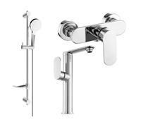 Mexen Milo DF05 ensemble de douche, chromé - 713154DF05-00 5705 5907709186231