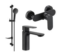 Mexen Milo DF05 ensemble de douche, noir - 71304DF05-70 5689 5907709186071