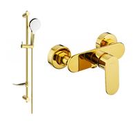 Mexen Milo DF05 mitigeur de douche avec ensemble de douche, doré - 7134R05-50 5736 5907709186996