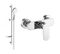 Mexen Milo DF05 robinet de douche avec ensemble de douche, chromé - 7134R05-00 5735 5907709186989
