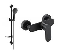 Mexen Milo DF05 robinet de douche avec ensemble de douche, noir - 7134R05-70 5737 5907709187009