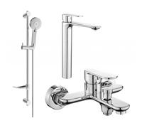 Mexen Milo DF40 ensemble de bain, chrome - 71313DF40-00 5672 5907709185906