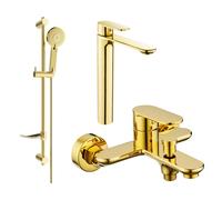 Mexen Milo DF40 ensemble de bain, doré - 71313DF40-50 5673 5907709185913