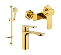 Mexen Milo DF40 ensemble de douche, doré - 71304DF40-50 5685 5907709186033