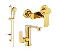 Mexen Milo DF40 ensemble de douche, or - 713054DF40-50 5691 5907709186095