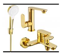 Mexen Milo R05 ensemble bain, doré - 713053R05-50 5718 5907709186811