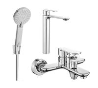 Mexen Milo R40 ensemble de bain, chrome - 71313R40-00 5720 5907709186835
