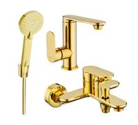 Mexen Milo R40 ensemble de bain, doré - 713053R40-50 5715 5907709186781