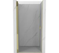 Mexen Mist-B portes de douche pivotantes 95 cm, transparentes, dorées - 8A2-095-000-50-00 76700 5905315664976
