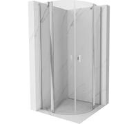 Mexen Mist cabine de douche quart de cercle pivotante 90 x 90 cm, transparent, chrome - 8A32-090-090-01-00 78249 5905315956750