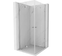 Mexen Mist-F Duo cabine de douche pliante 80 x 80 cm, transparent, chromé - 8A6-080L-080P-01-00 75562 5905315654960
