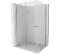 Mexen Mist-F Duo cabine de douche pliante gauche 75 x 70 cm, transparent, chrome - 8A6-075L-070P-01-00 75393 5905315654731