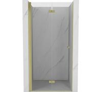 Mexen Mist-F Paroi de douche pliable gauche 120 cm Transparent Or brossé