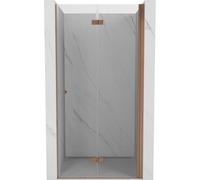 Mexen Mist-F porte de douche pliantes droites 80 cm, transparent, cuivre brossé - 8A6-080-000-65-00-P 75543 5905315640383