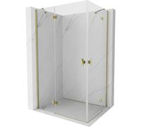 Mexen Mist-H Duo cabine de douche à charnière gauche 105 x 95 cm, transparent, or - 8A5-105L-095P-50-00 73513 5905315626868