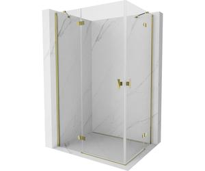 Mexen Mist-H Duo cabine de douche à charnière gauche 105 x 95 cm, transparent, or - 8A5-105L-095P-50-00 73513 5905315626868