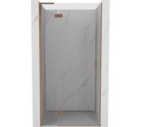 Mexen Mist-H L porte de douche pivotante gauche 70 cm, transparent, cuivre brossé - 8A5L-070-000-65-00-L 74884 5905315610546